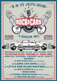 Festival ROCK’&’CARS à Lavaur (81) les 9 et 10 juin 2018. Du 9 au 10 juin 2018 à LAVAUR. Tarn.  10H00